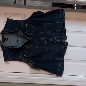 Lane Bryant denim vest size 22/24